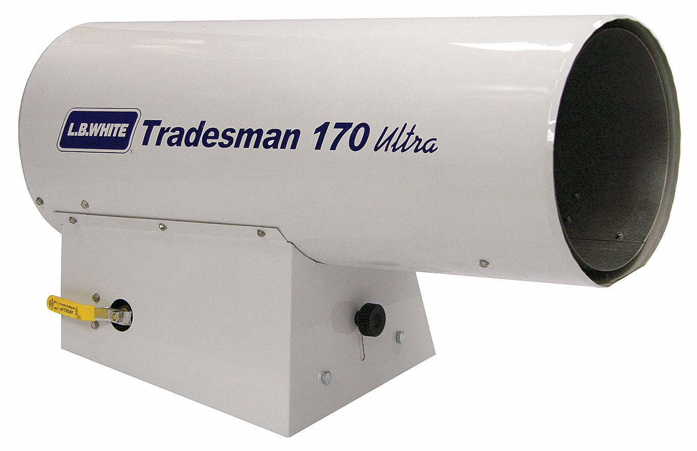 Portable Gas Heater, LP, 125000/170000BtuH