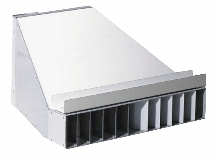 End Diffuser, 29 In. L, 24-5/8 In. W
