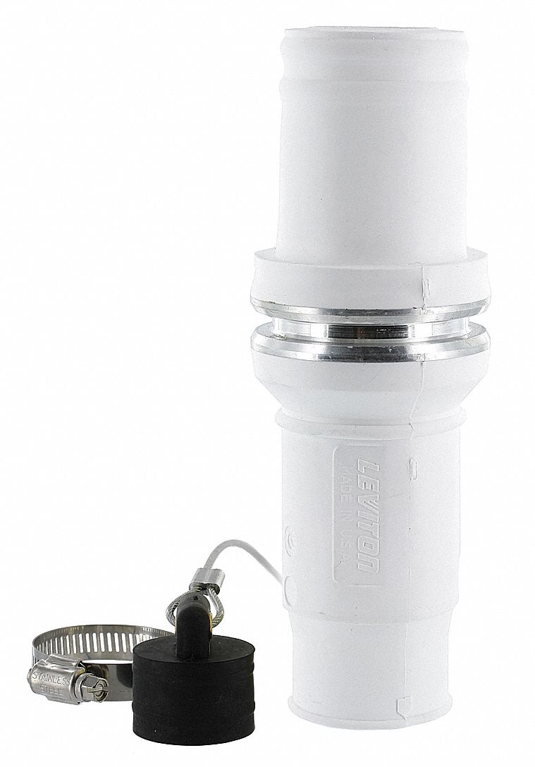 Connector, Sngl Pole, Male, 0.725 In, White