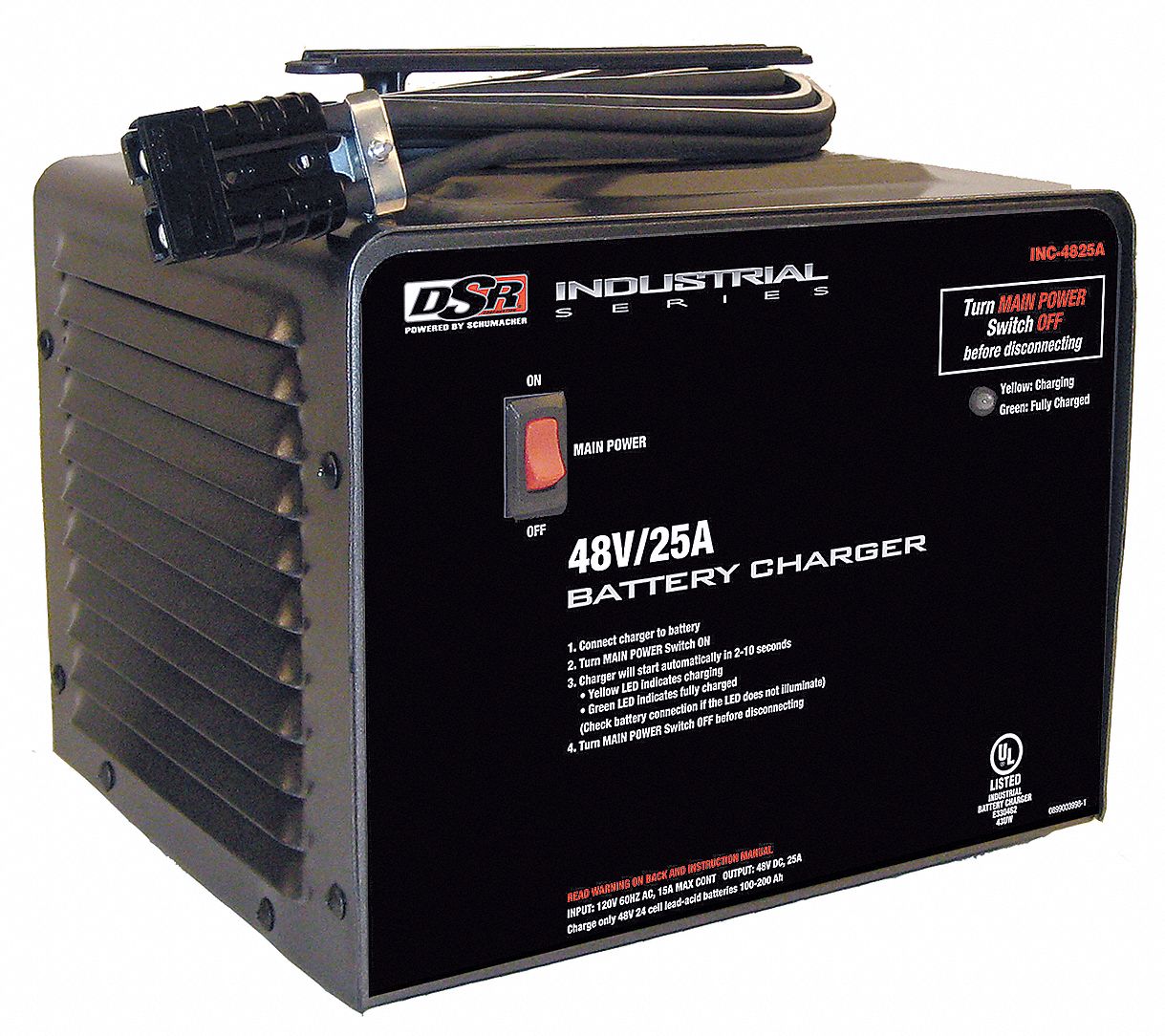Automatic Battery Charger, 48V, 25A