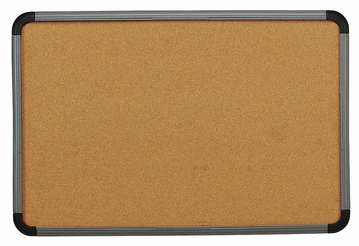 Cork Board 36x24, Charcoal