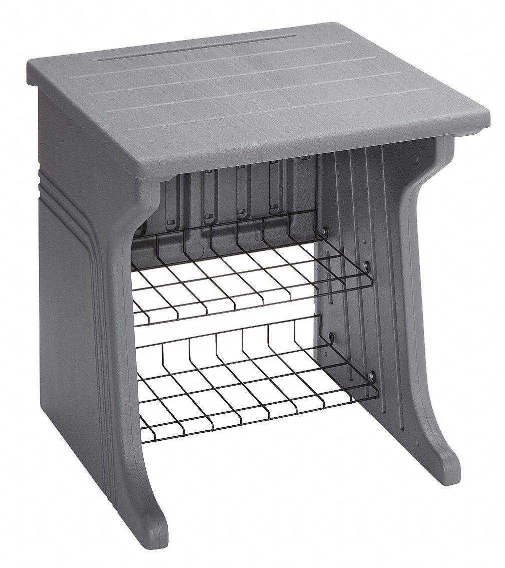 Printer Stand, HDPE, Charcoal