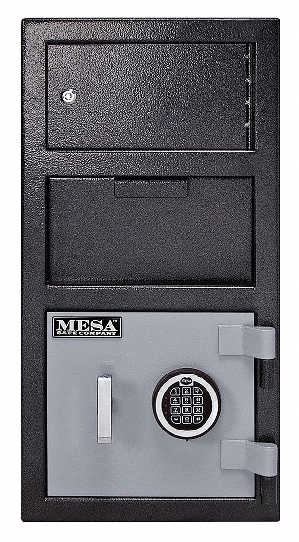 Deposit Safe, 2 Door, 100 lb, Electric Lock