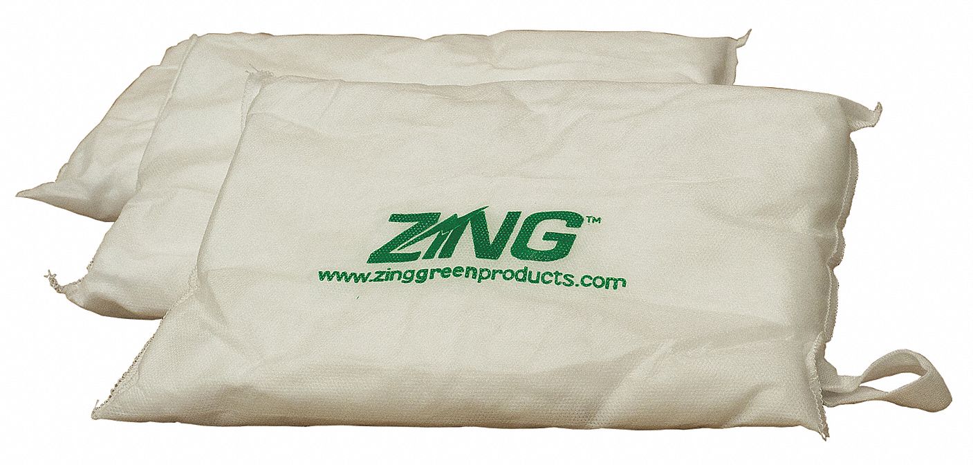 Absorbent Pillow, 8 In. W, White, PK 30