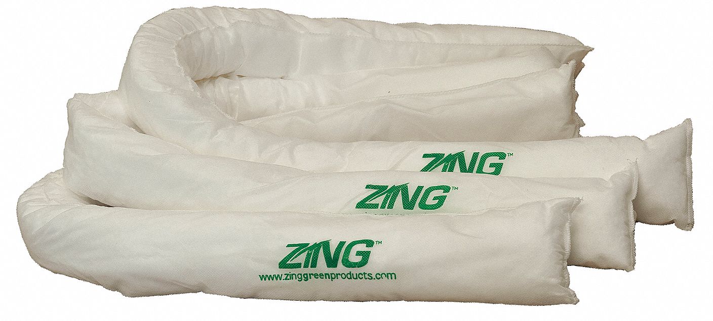 Absorbent Sock, 12 gal., 48 In. L, PK 12