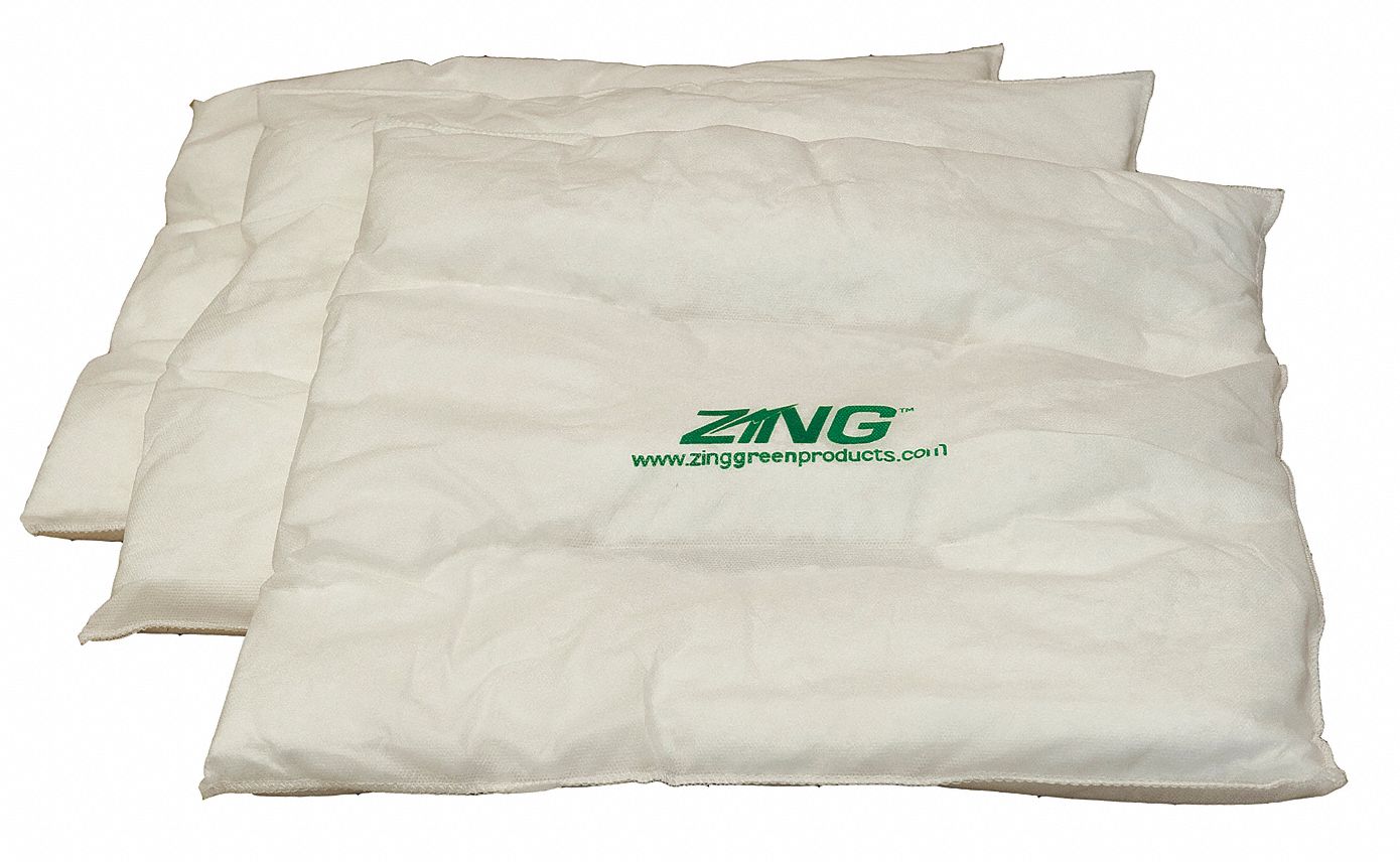 Absorbent Pillow, 17 In. W, 17 In. L, PK 16