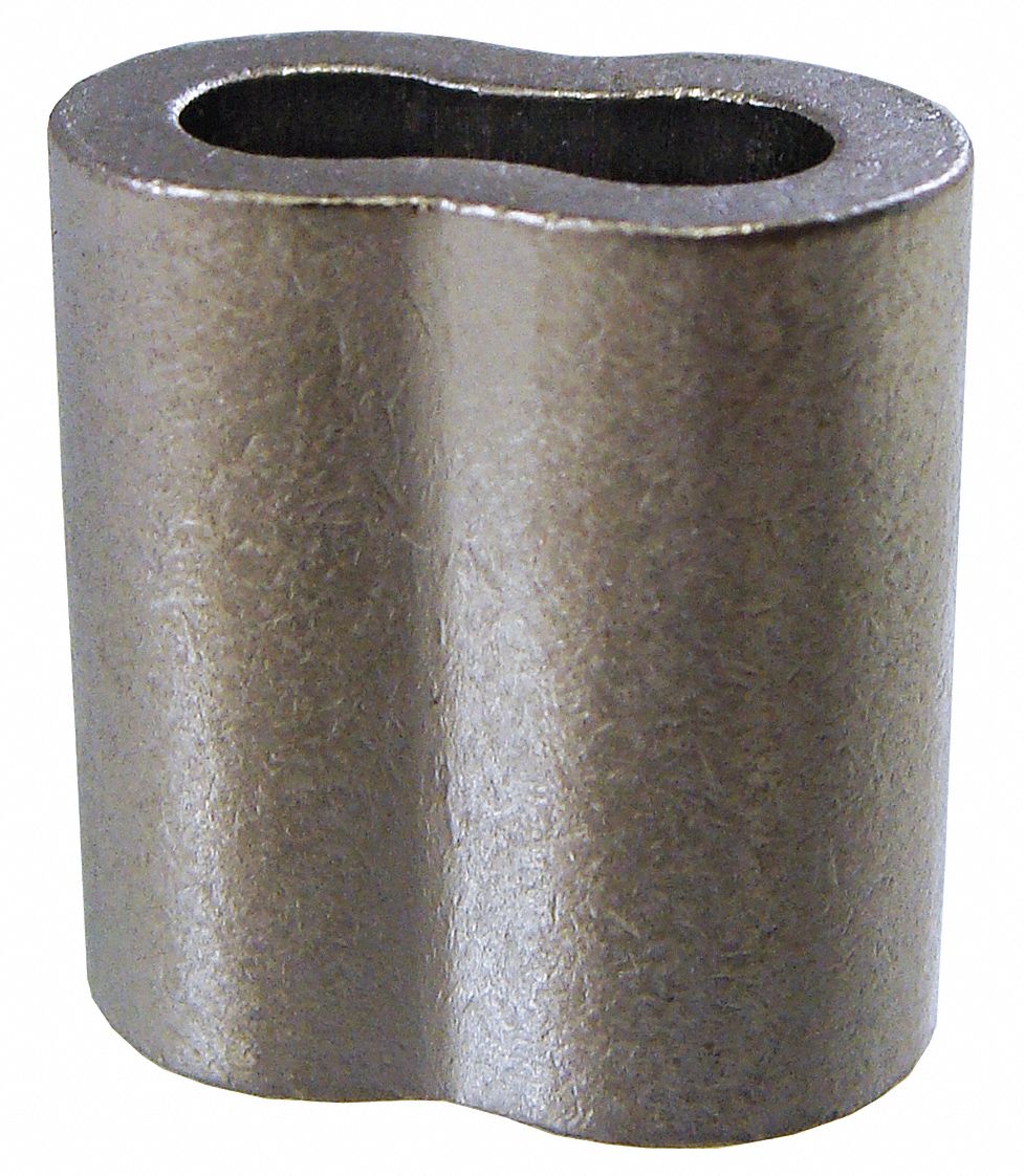 Wire Rope Sleeve, 1/16 In, 122 Copper