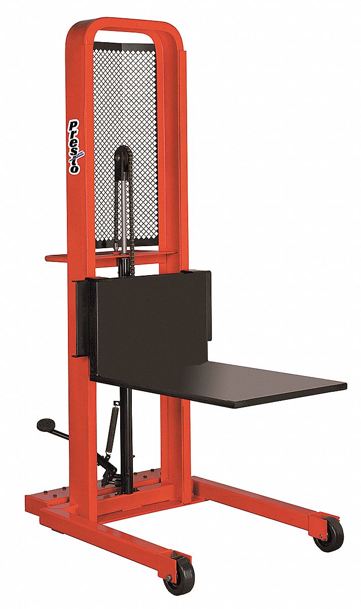 Stacker, Foot Operated, w/Platform