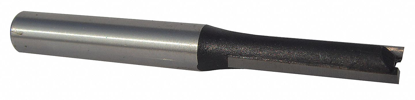 Straight Rtr Bit Carbide Tipped, 1/4 In