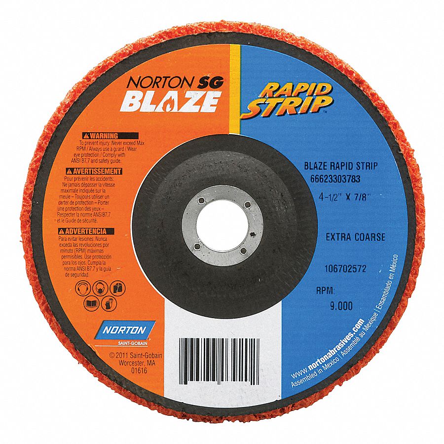 Type 27 Grinding Wheel, 4 1/2, 5/8-11