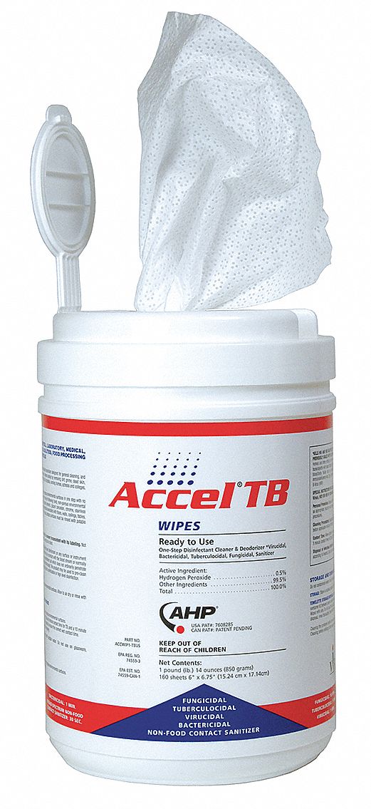 Disinfecting Wipes, Size 6 x 7 In.
