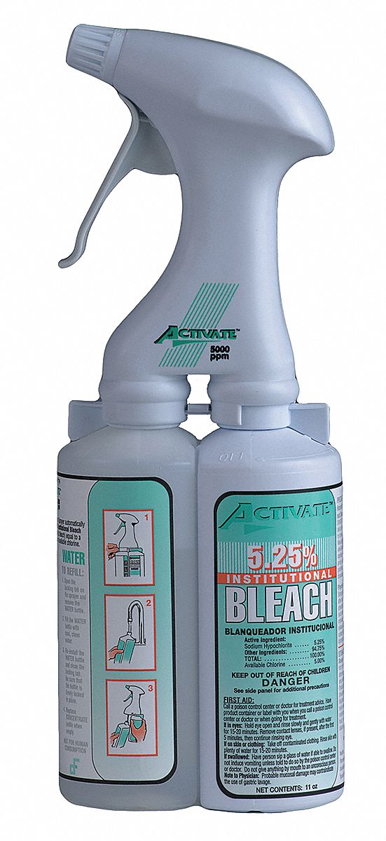 Bleach Disinfectant, Size 11 oz., Bleach