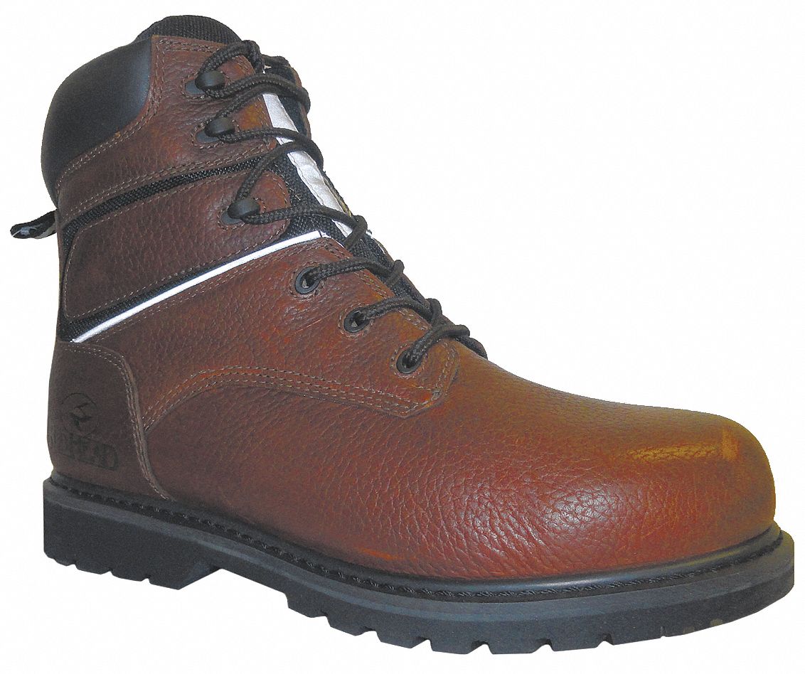 Insulated Boots, Steel Toe, 6In, 10-1/2, PR