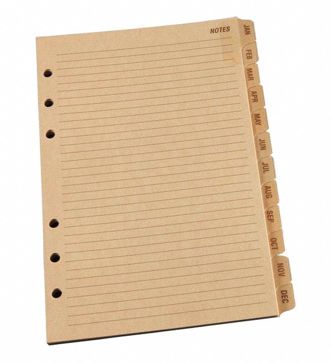 Mothly Tab Set For Planner