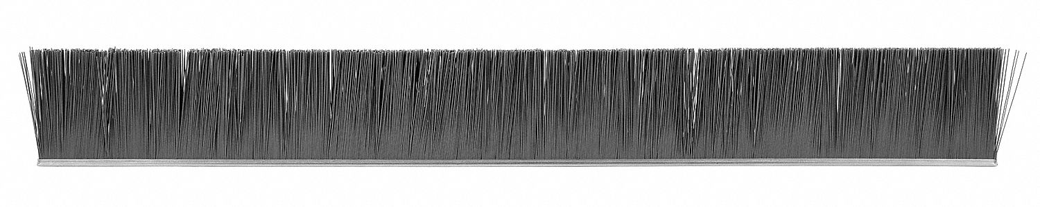 Strip Brush, 3/16W, 72 In L, Trim 2 In, PK10