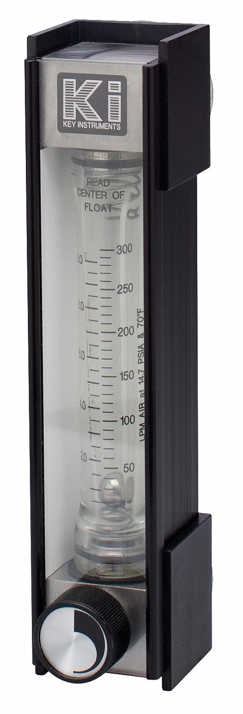 Flowmeter, Air, 5 SCFM/150 LPM, Glass