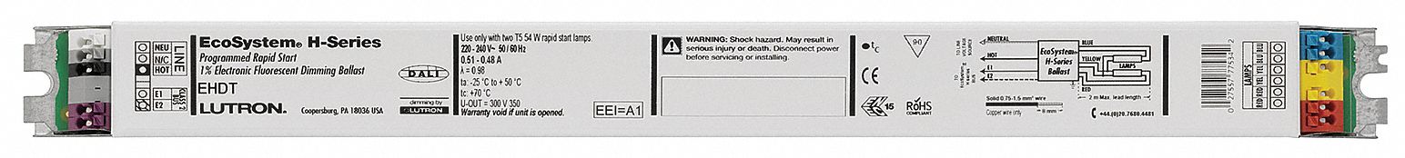 Dimming Ballast, 120-277 V, 33-3/8 In Lamp