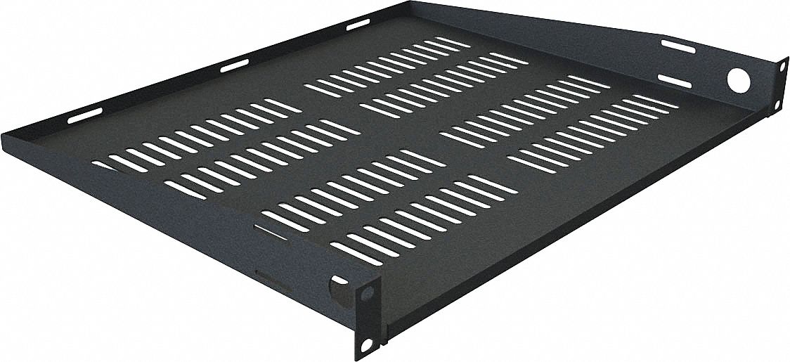 Vented Rack Shelf, 1 Space, For 18C875
