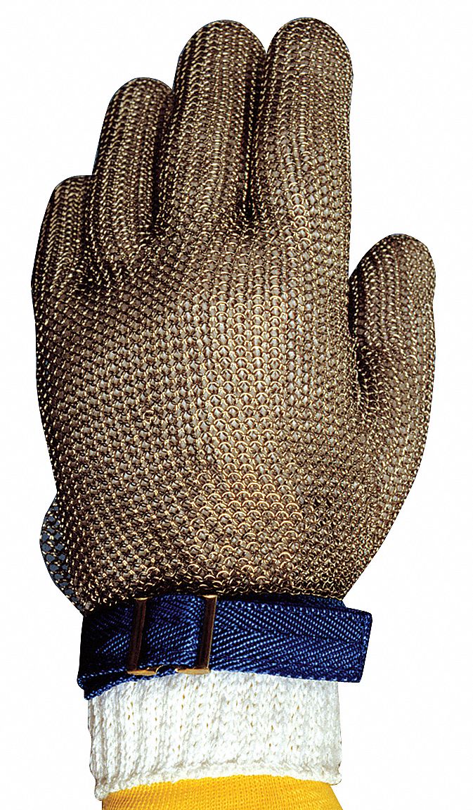 Cut Resistant Gloves, Silver, XS