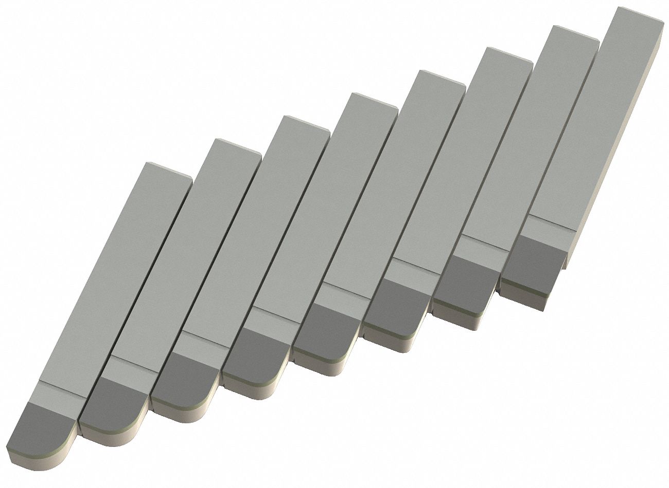 Tool Bit Set, RAD, 1/32-1/4, 32nds, 8Pc