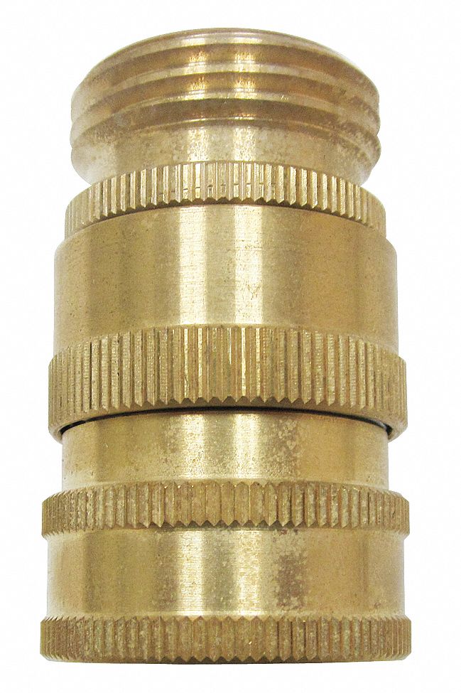 Swivel Hose Adapt, 3/4 In FGHT, Brass