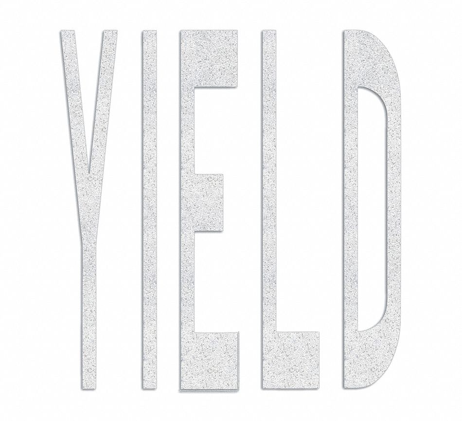 Preformed Thermoplastic, Yield, 125 mil