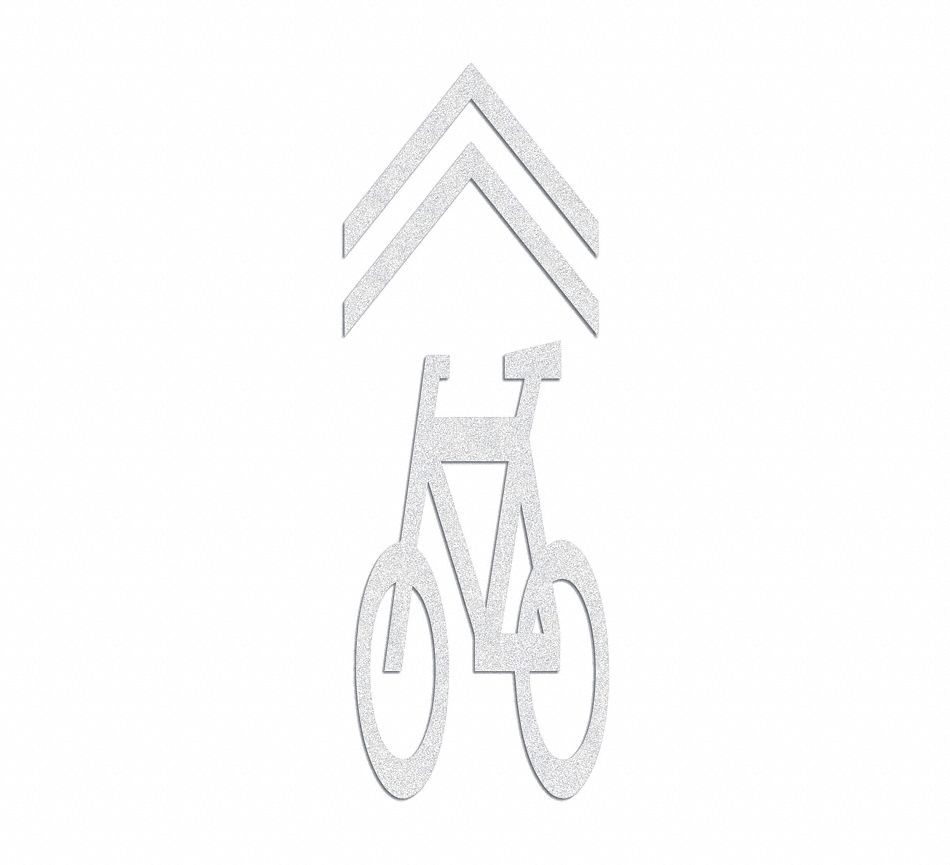 Pref. Thermoplastic, Bike Shared Lane, PK2