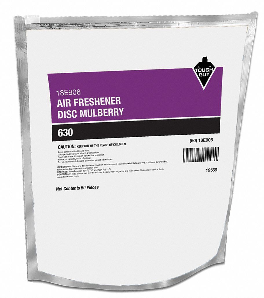 Air Freshner Disc, PK 50, Mulberry