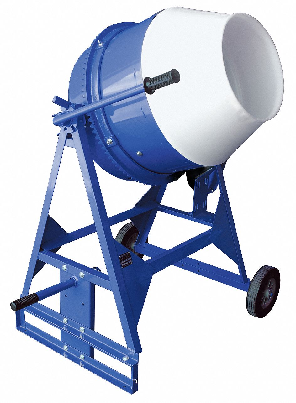 Concrete Mixer, 3 Cu. Ft., Electric, 1/2HP