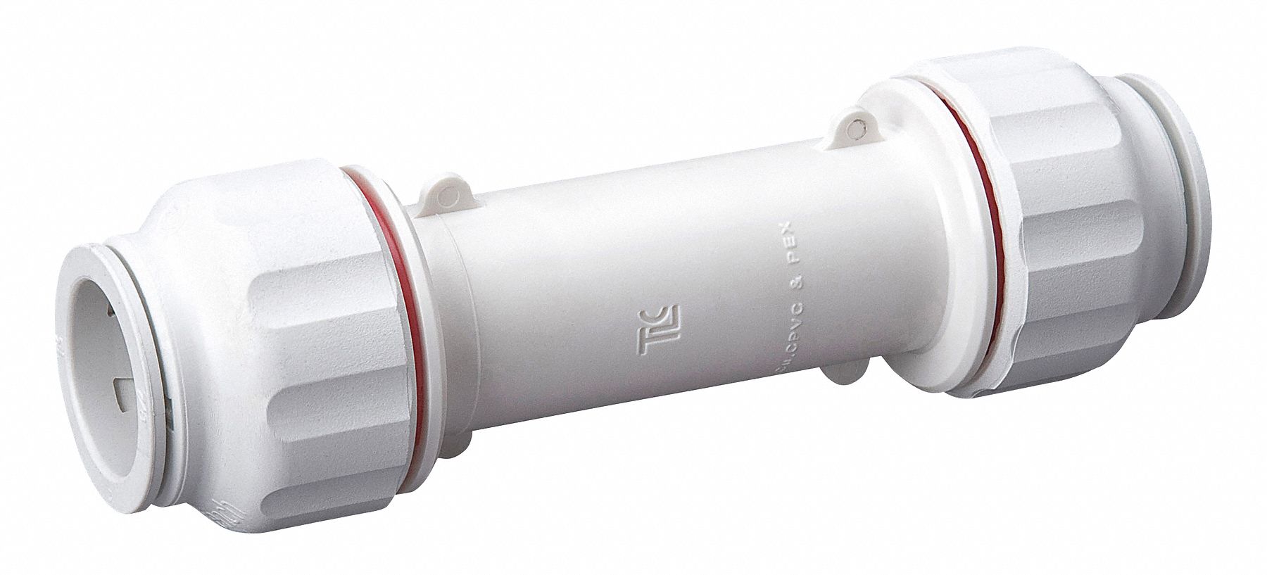 Slip Coupling, PF, 1/2 x 1/2 In, Poly, White