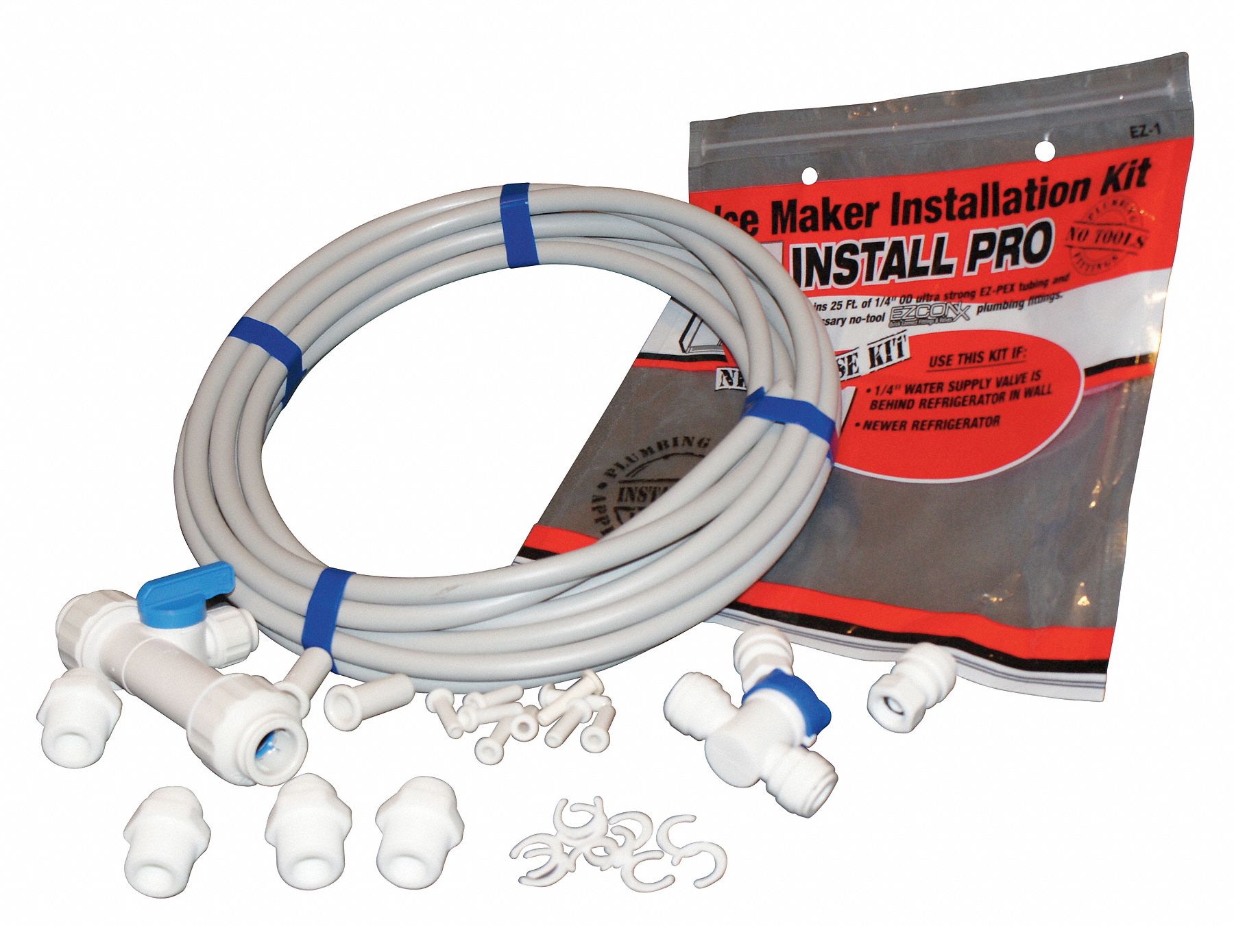 Water Supply Kit w/Filtration, 3/8 Dia