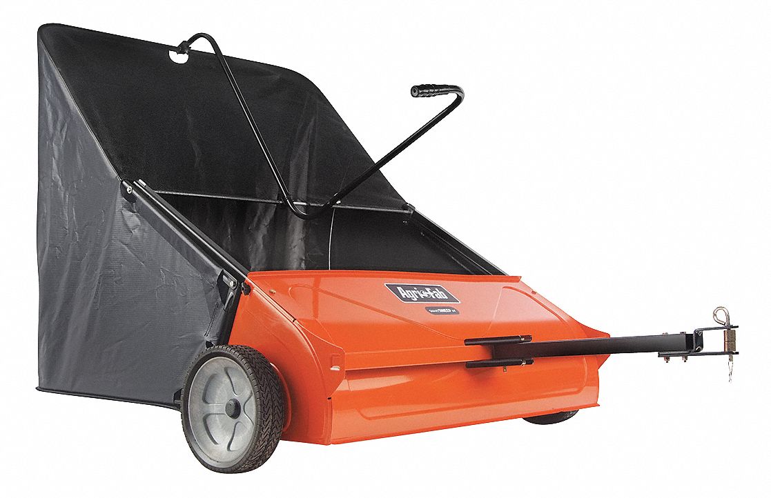 Tow Lawn Sweeper, 44 In. Wide, 25 Cu. Ft.