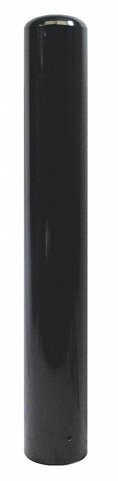 Bollard, Fixed, Dome, 36 In H, Black