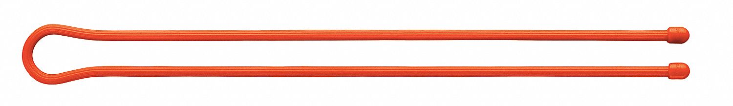 Gear Tie, 32 In, Orange
