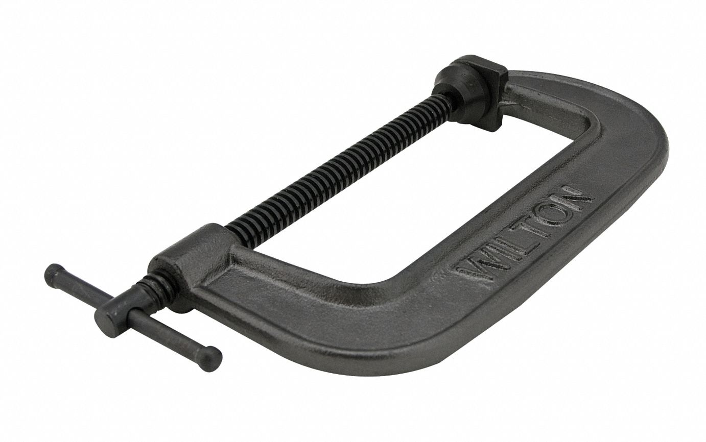C-Clamp, Carriage, 8 In, 3-1/4 Deep