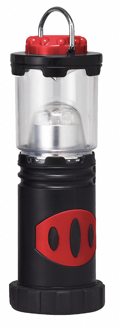 Lantern, LED, Blk/Gry/Red