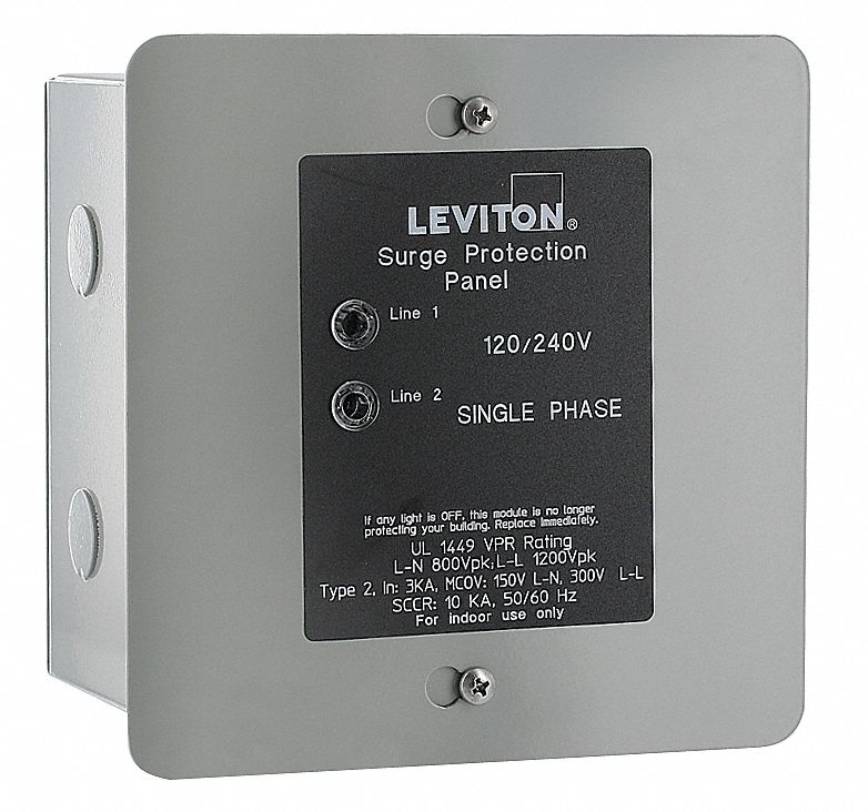 Light Comm Surge Panel, 1P, 120/240V