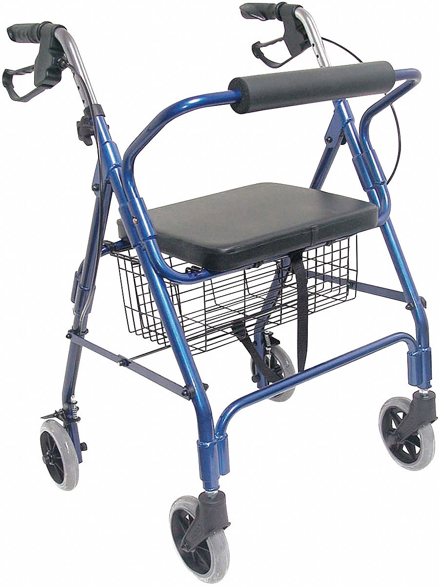 Rollator, Ultra Lgtwt, Alum., Royal Blue