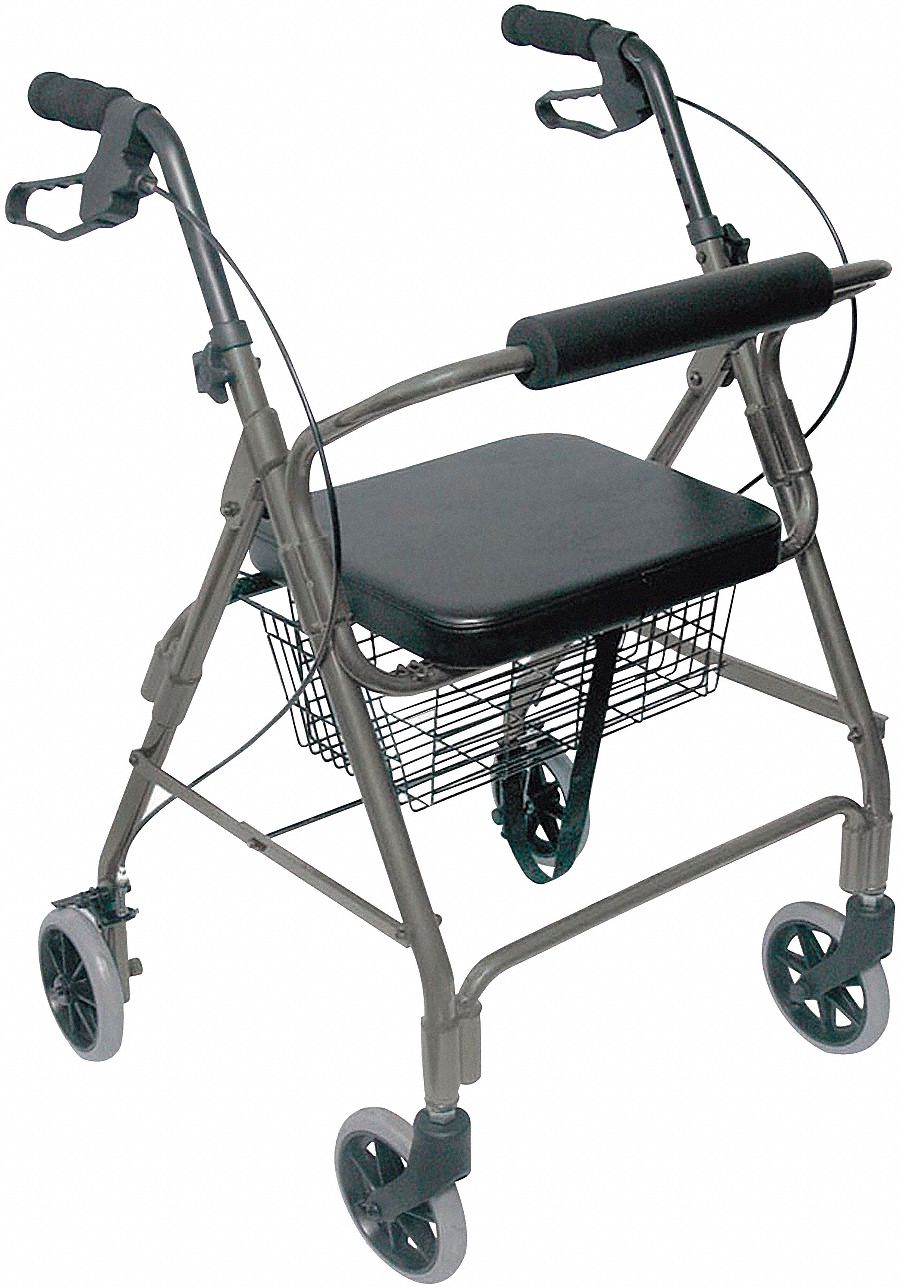 Rollator, Ultra Lgtwt, Alum., Titanium