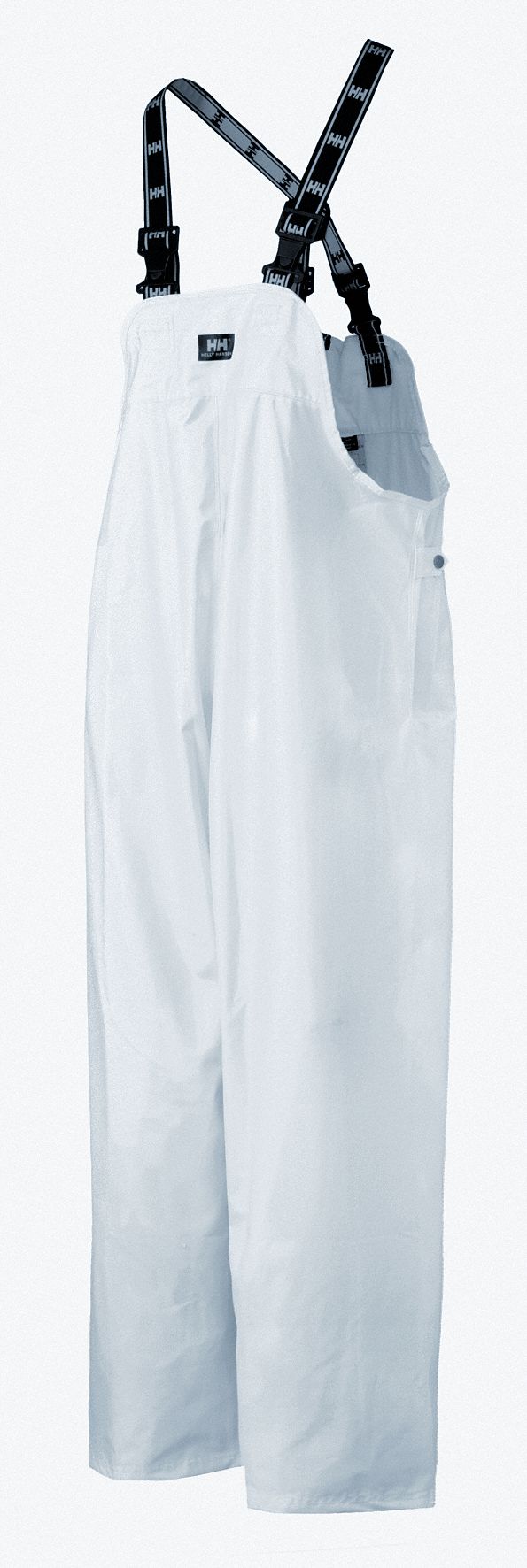 Rain Bib Overall, White, 2XL