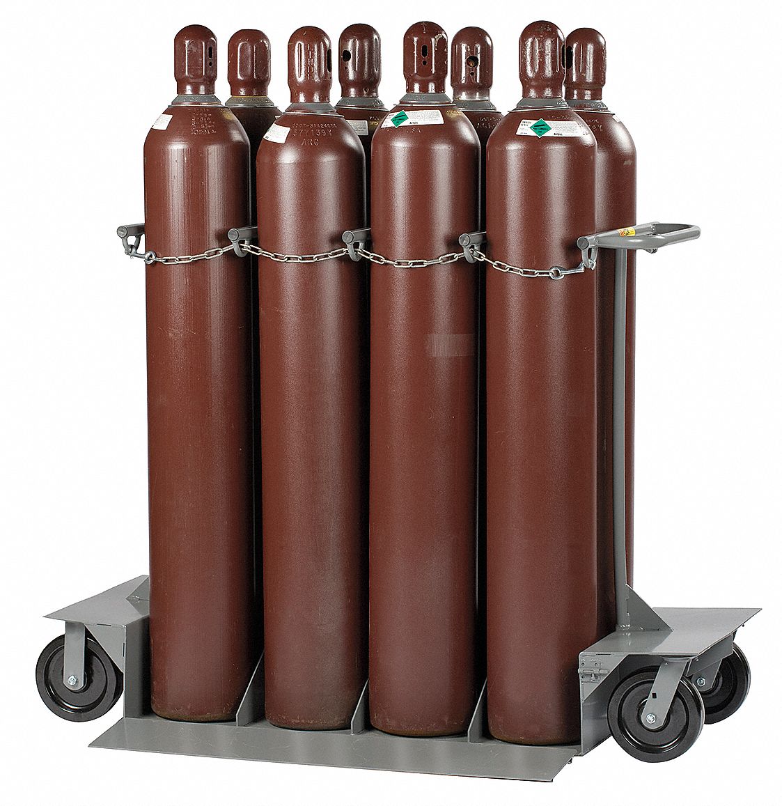 Gas Cylinder Truck, 6 Cylinder, 200 lb.