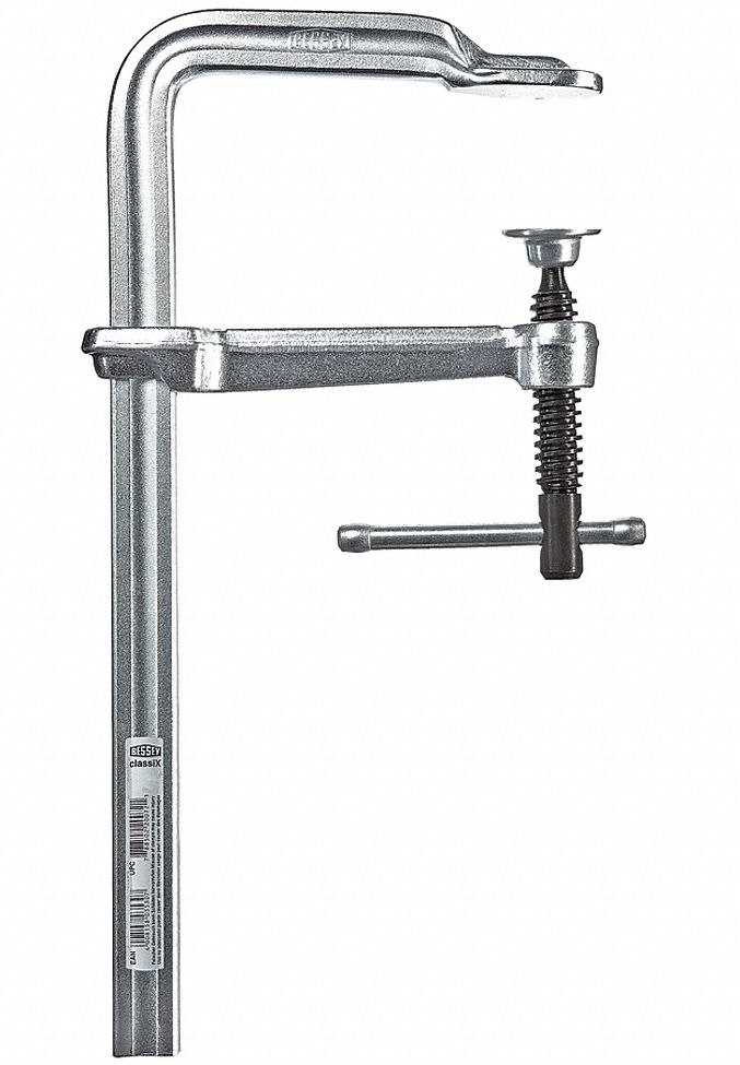 Sliding Arm Bar Clamp, 10 In, 4-3/4 Deep