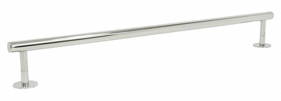 Towel Bar, Polished Stainless Steel, 25 In