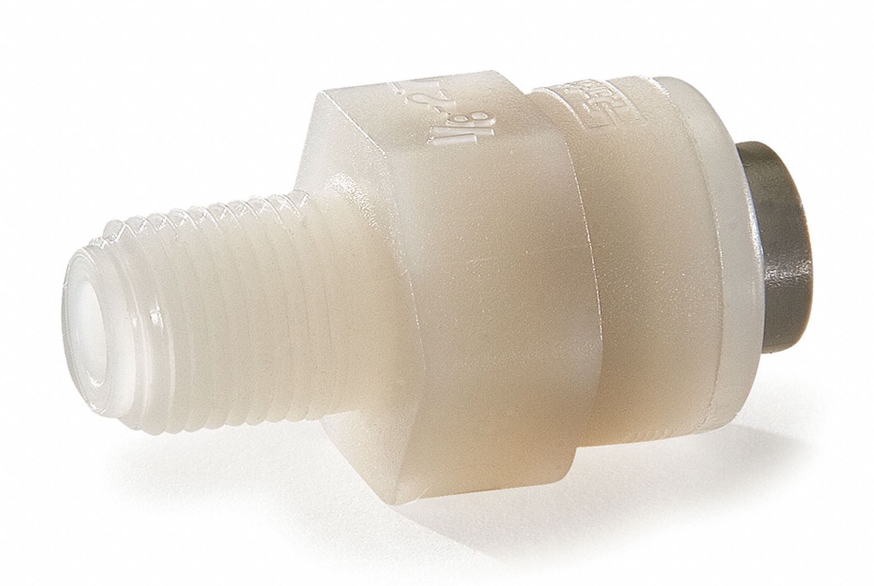 Male Connector, Kynar, 3/8 Tube x 1/8 MNPT