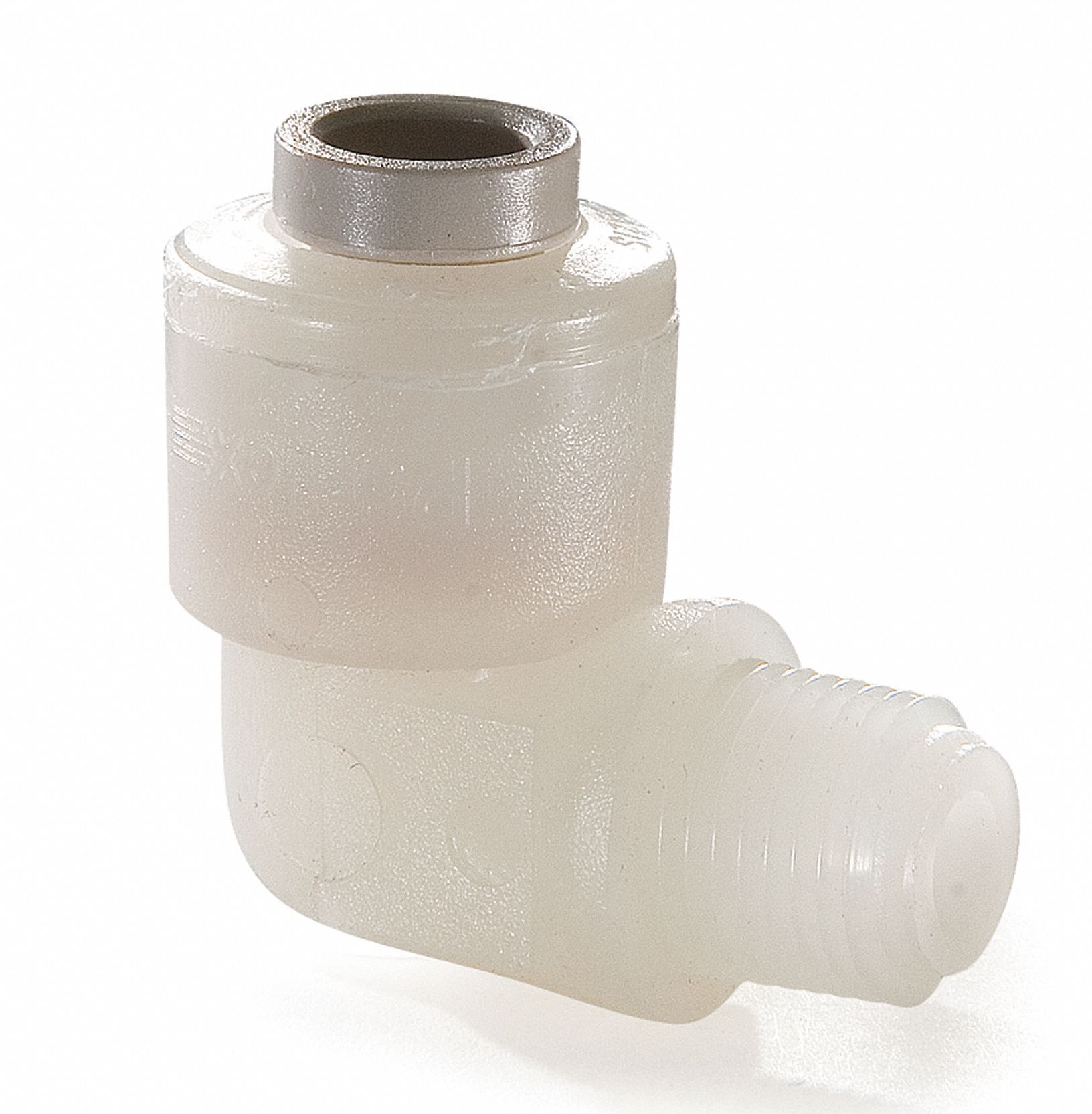 Male Elbow, Kynar, 3/8 In Tube x 3/8 MNPT