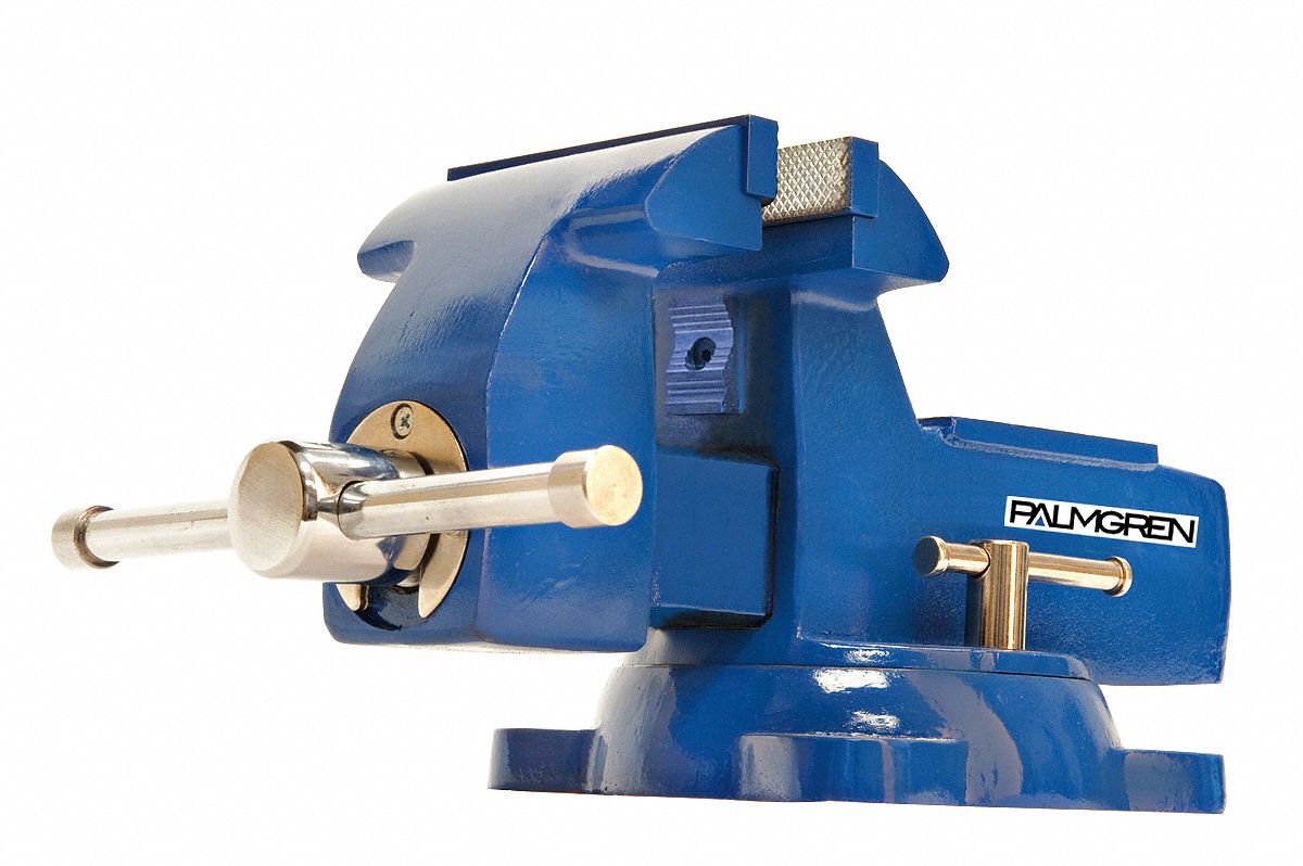 Bench Vise, Mechanics, Swivel, 5 In