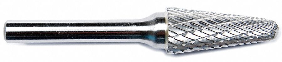 Carbide Bur, Pointed Cone, 1/4