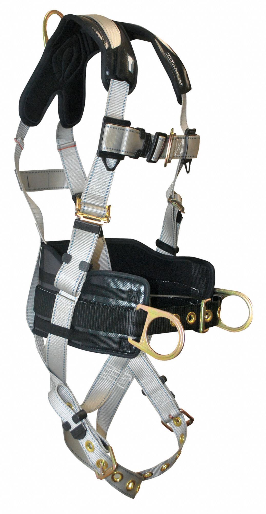 Full Body Harness, S/M, 310 lb., Silver