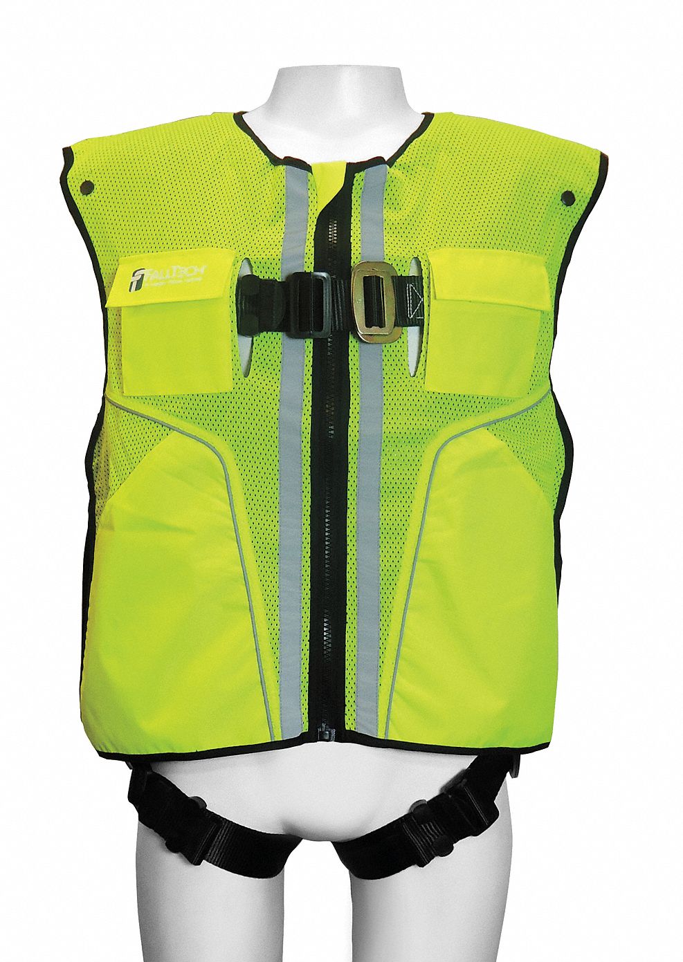 Full Body Harness, L/XL, 310 lb., Lime