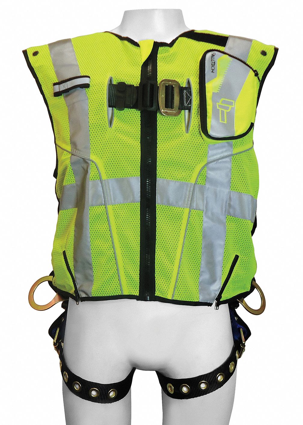 Full Body Harness, S/M, 310 lb., Lime